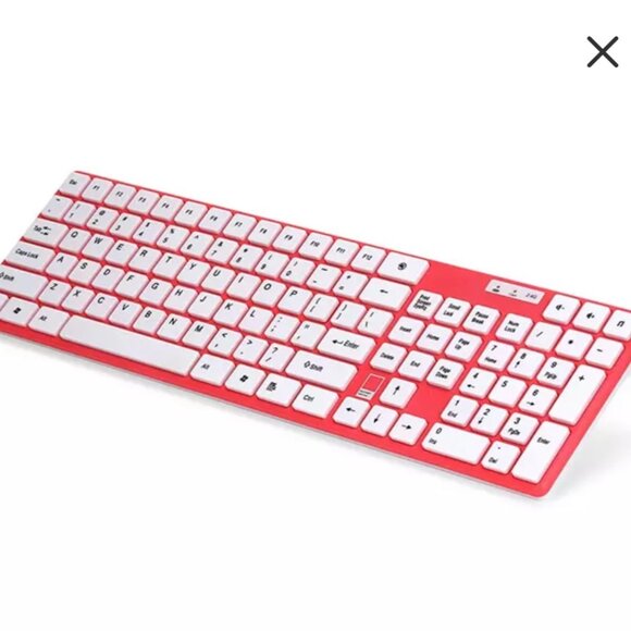 NEW Pantone Wireless Mouse & Keyboard Combo Set 2.4GHz Full Size Peach Rose - Picture 1 of 3